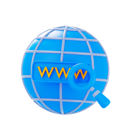 Www  3D Icon