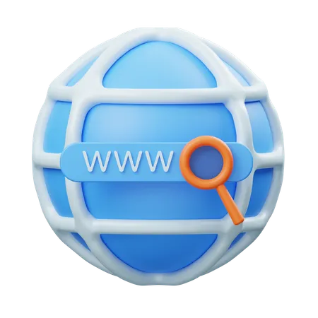 Www  3D Icon