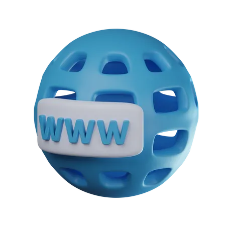 WWW  3D Icon