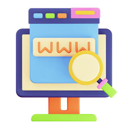 Www  3D Icon