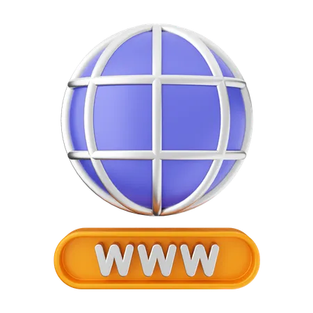 Wwwinternet  3D Icon