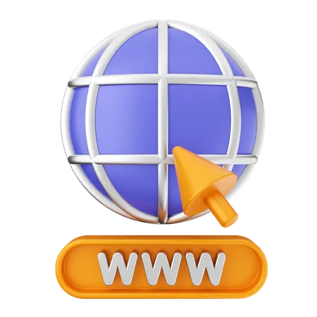 Wwwinternet  3D Icon