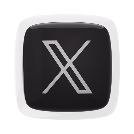 X  3D Icon