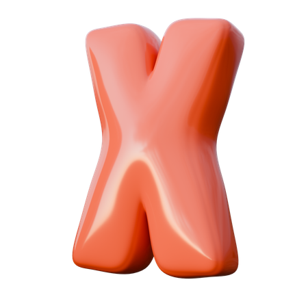 X  3D Icon