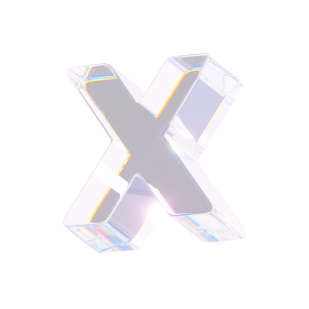 X  3D Icon