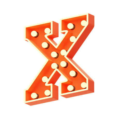 X  3D Icon