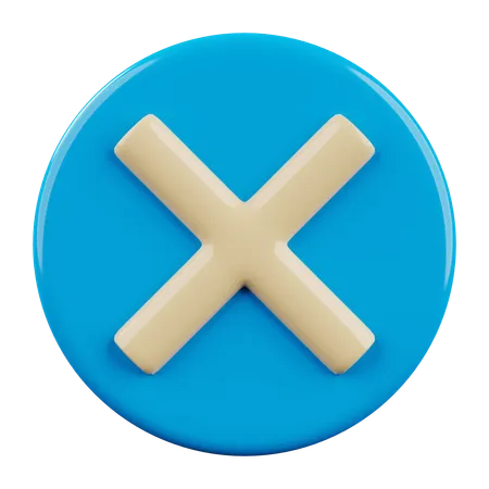 X  3D Icon