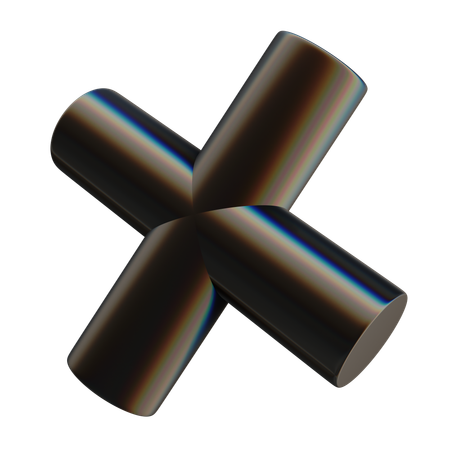 X  3D Icon