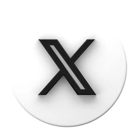 X  3D Icon