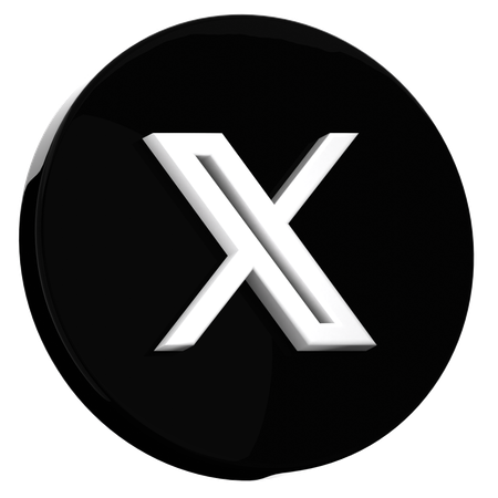 X  3D Icon