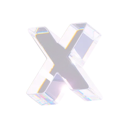 X logo, twitter x, twitter, x, media, branding, 3d icon, png