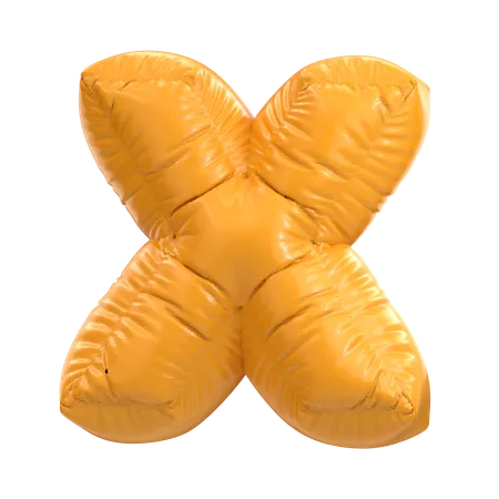 X alfabeto  3D Icon