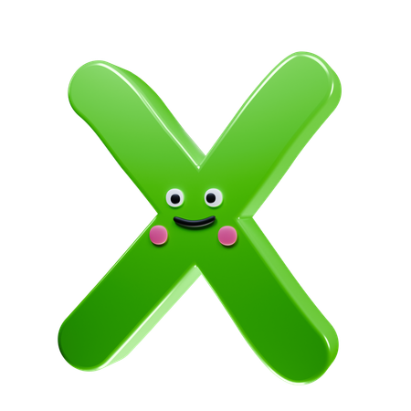 Xalphabet  3D Icon