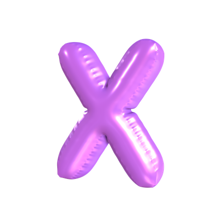 X dernier  3D Icon
