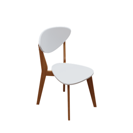 X Frame Dining Chair  3D Icon