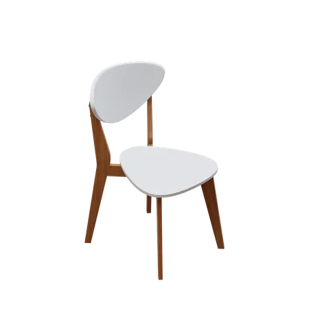 X Frame Dining Chair 3 D Render Illustration 3D Icon