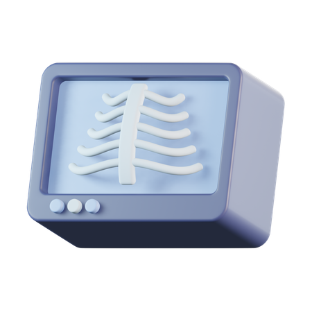 X-Ray Machine  3D Icon