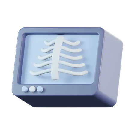 X-Ray Machine  3D Icon