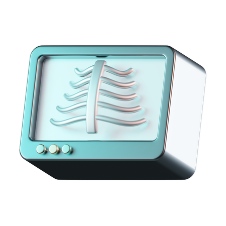 X-Ray Machine  3D Icon