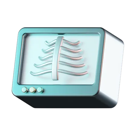 X-Ray Machine  3D Icon