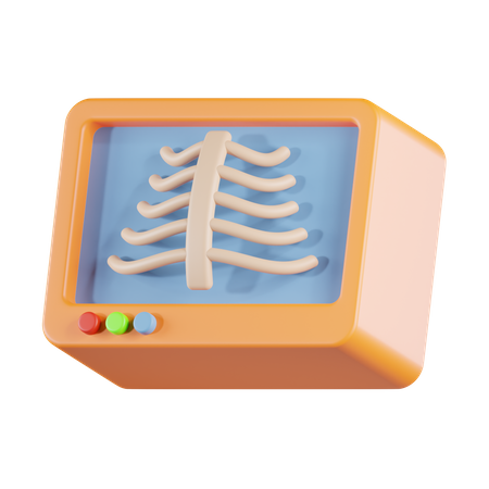 X-Ray Machine  3D Icon