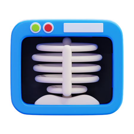 X-Ray Machine  3D Icon