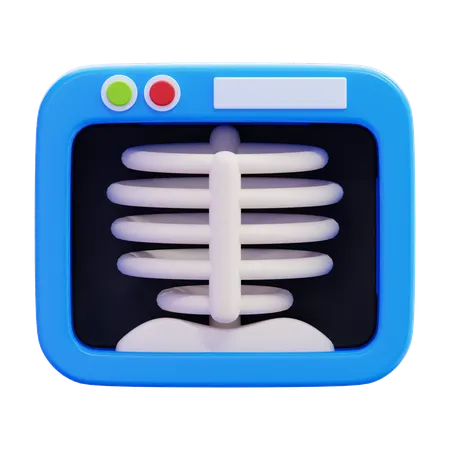 X-Ray Machine  3D Icon