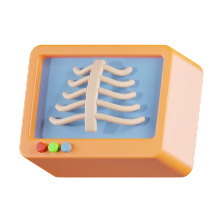 X-Ray Machine  3D Icon