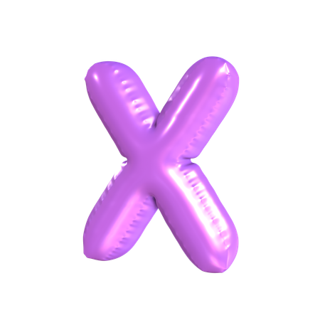 X último  3D Icon