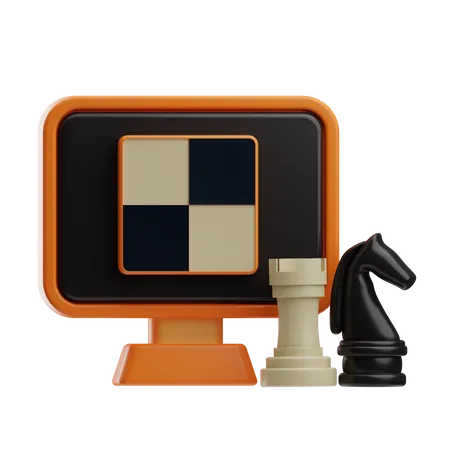 Xadrez on-line  3D Icon