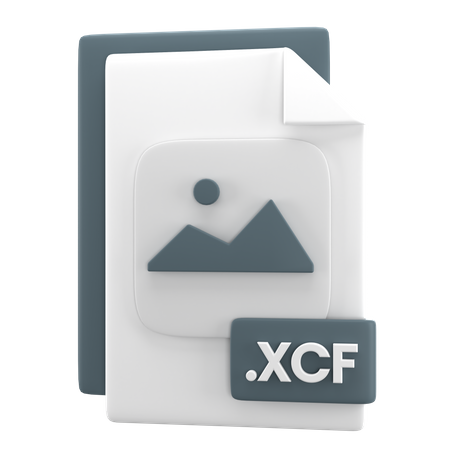 XCF File  3D Icon