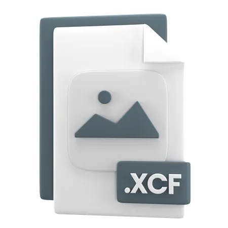 XCF File  3D Icon