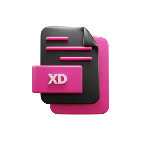 Xd-Datei  3D Icon