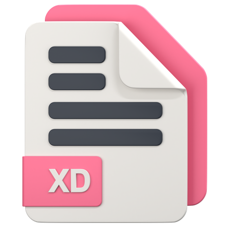 Xd File  3D Icon