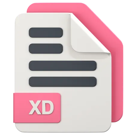 Xd File  3D Icon