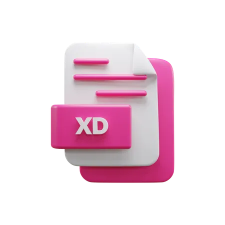 Xd File  3D Icon