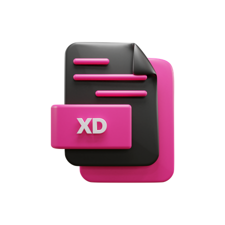 Xd File  3D Icon