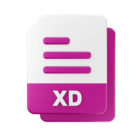 XD File  3D Icon