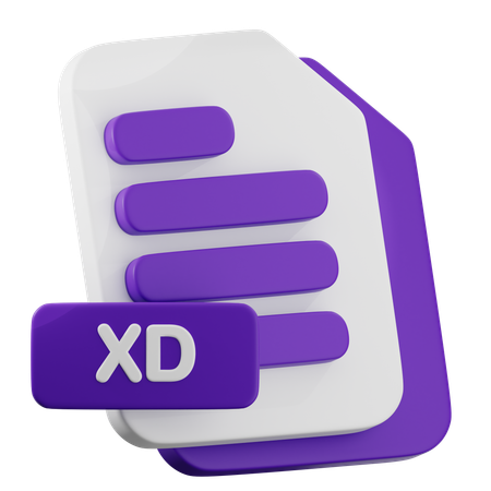 XD File  3D Icon