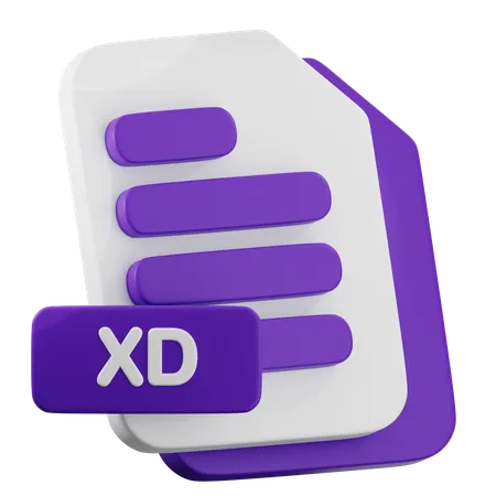 XD File  3D Icon