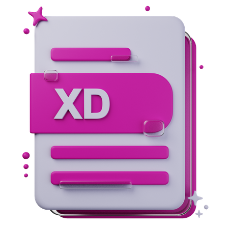 XD File  3D Icon