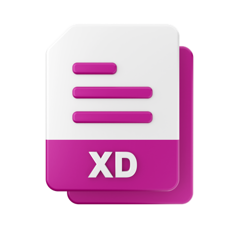 XD File  3D Icon