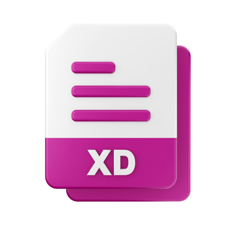 XD File  3D Icon