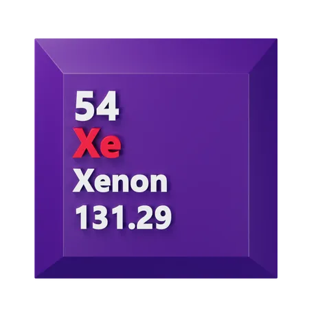 Xenon  3D Icon
