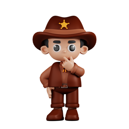 Xerife Curioso  3D Icon