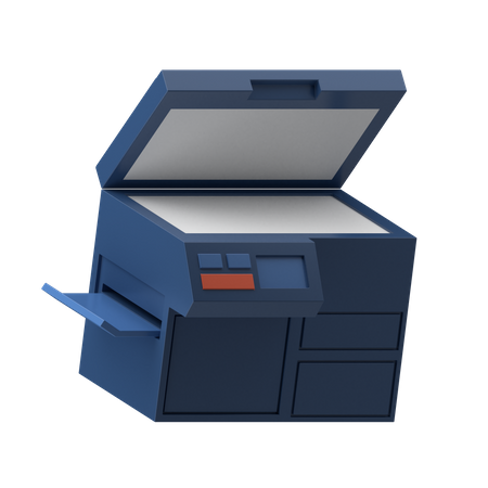 Xerox Machine  3D Illustration