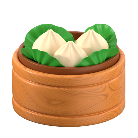 Xiao Long Bao  3D Icon