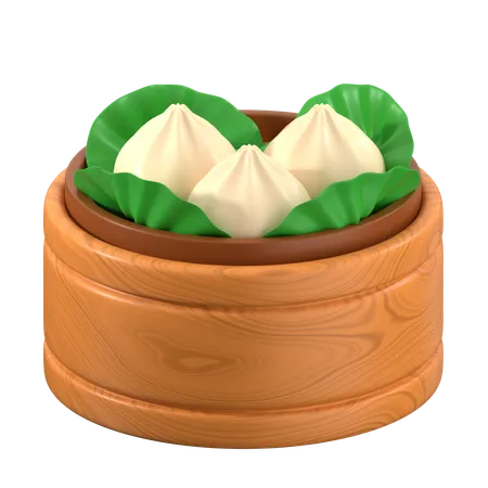 Xiao Long Bao  3D Icon