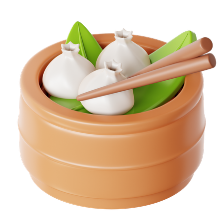 Xiao Long Bao  3D Icon