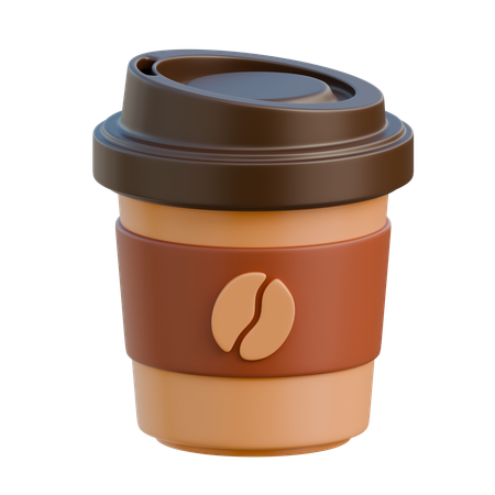 Xícara de café  3D Illustration